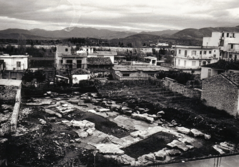 Άποψη του ναού κατά την αποκάλυψή του (δεκαετία 1970)