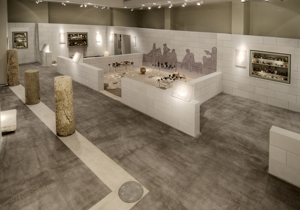 Άποψη της ενότητας "Τα εν οίκω": γενική άποψη της οικίας