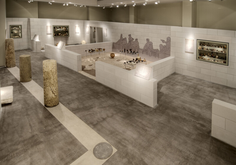 Άποψη της ενότητας "Τα εν οίκω": γενική άποψη της οικίας