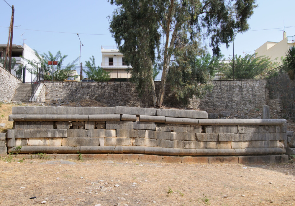 Άποψη της ενεπίγραφης όψης του Πολυάνδριου