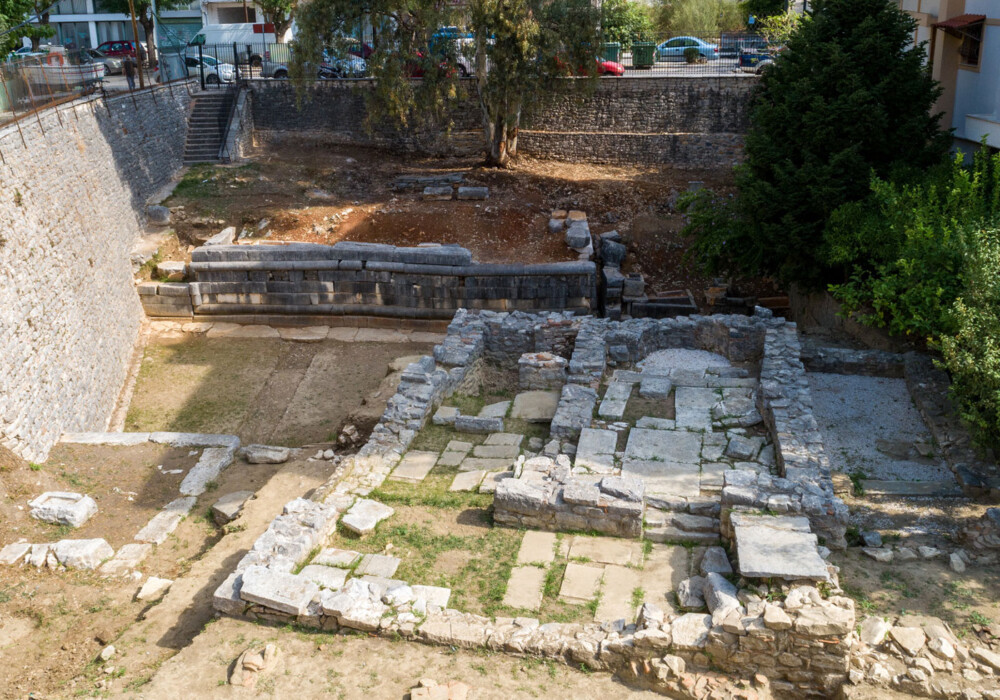 Άποψη του Πολυάνδριου από Δυτικά